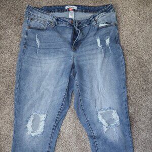 ARULA ripped boyfriend jeans